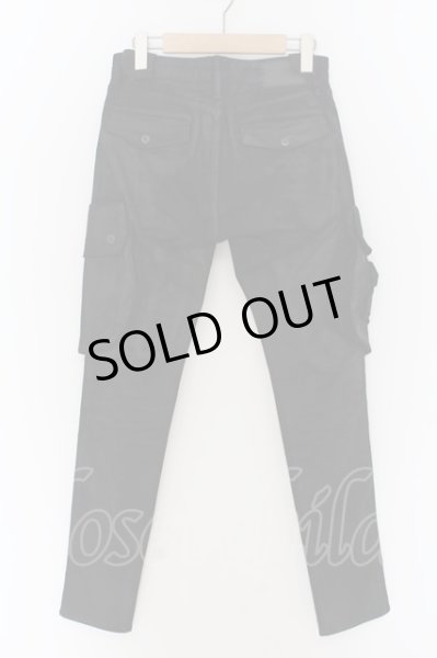 画像6: CIVARIZE / Cruelty ガスマスクカーゴスリムパンツ 42 ブラック O-24-07-15-021-CI-pa-YM-ZT216 (6)