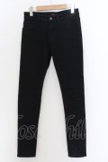 JURY BLACK / タイトフィットストレッチデニムパンツ M ブラック O-24-07-15-023-JU-pa-YM-ZT082