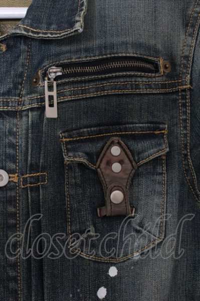 画像3: TORNADO MART / ペインティングダメージヴィンテージデニムジャンプスーツ M インディゴ O-24-07-15-001-TO-ou-YM-ZT-ML022 (3)