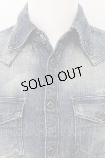 画像2: CIVARIZE / Rumple ヴィンテージデニムシャツ 44 インディゴ O-24-07-15-006-CI-sh-YM-OS (2)