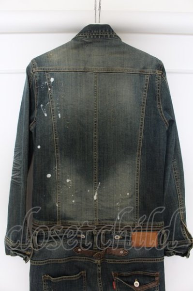 画像8: TORNADO MART / ペインティングダメージヴィンテージデニムジャンプスーツ M インディゴ O-24-07-15-001-TO-ou-YM-ZT-ML022 (8)