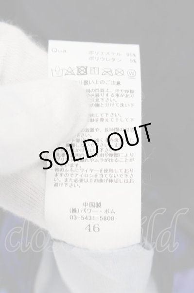 画像4: CIVARIZE / フラワーパターンロングシャツ 46 ブラックｘブルー O-24-07-15-017-CI-sh-YM-OS (4)