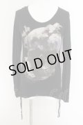 CIVARIZE / スカルプリントシャーリングカットソー 46 ブラック O-24-07-21-004-CI-to-YM-OS