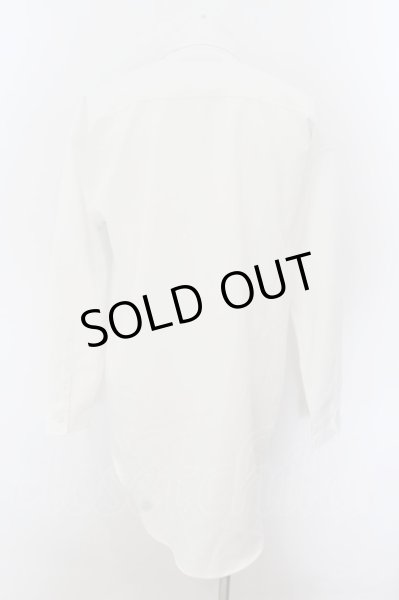 画像2: CIVARIZE / THE HOOPERS コラボローズロングシャツ 44 ホワイト O-24-07-21-039-CI-sh-YM-OS (2)