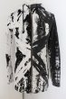 画像1: CIVARIZE / Code 総柄バイカラーデザインパーカー 44 ブラックxホワイト O-24-07-21-046-CI-to-YM-ZS (1)