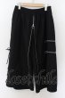 画像1: CIVARIZE / 2WAYスカートZIPワイドパンツ 46 ブラック O-24-07-21-061-CI-pa-YM-ZT028 (1)