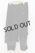 CIVARIZE / プリーツラップワイドパンツ 46 ブラック O-24-07-21-062-CI-pa-YM-OS