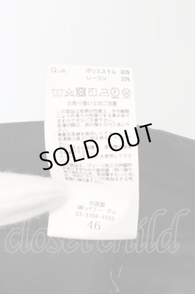 画像3: CIVARIZE / プリーツラップワイドパンツ 46 ブラック O-24-07-21-062-CI-pa-YM-OS (3)