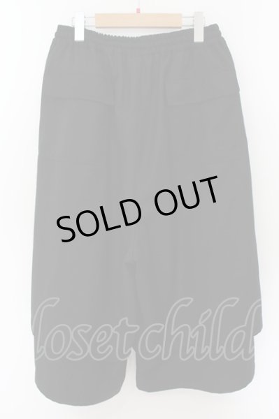 画像2: CIVARIZE / Burrow 編み上げレイヤードワイドパンツ 44 ブラック O-24-07-21-063-CI-pa-YM-ZT103 (2)