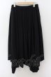 画像1: CIVARIZE / Umbra モモンガドレープワイドパンツ F ブラック O-24-07-21-065-CI-pa-YM-ZT059 (1)