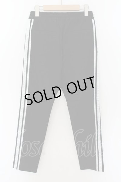 画像2: TORNADO MART / ピンタックサイドラインパンツ S ブラックｘシルバー O-24-07-21-075-TO-pa-YM-ZT059 (2)