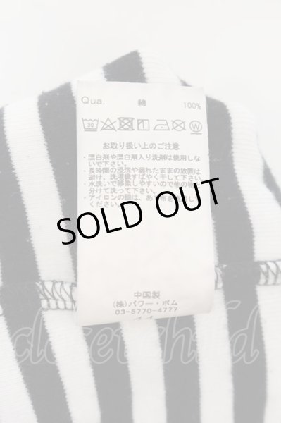 画像3: CIVARIZE / Betrayal ボーダーロングタンクトップ 44 ブラックxホワイト O-24-07-21-084-CI-to-YM-OS (3)