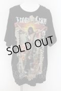 CIVARIZE / インクジェットヴィンテージBIGTEE　Tシャツ F ブラック O-24-07-21-014-CI-ts-YM-OS
