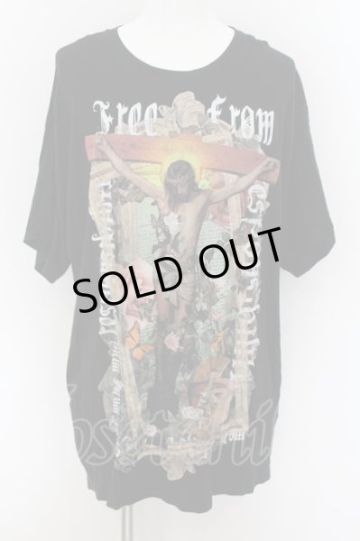 画像1: CIVARIZE / インクジェットヴィンテージBIGTEE Tシャツ F ブラック O-24-07-21-014-CI-ts-YM-OS (1)