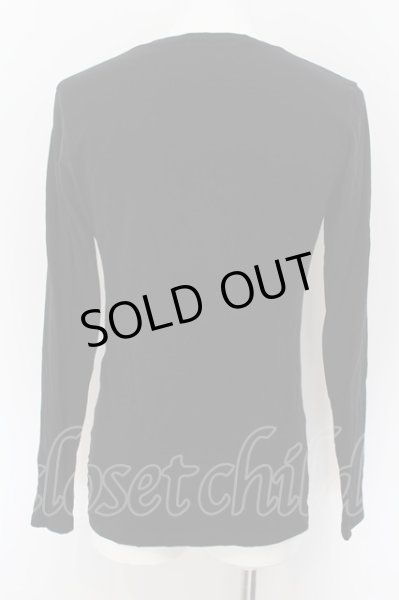 画像2: CIVARIZE / ヴァンパイアリップ柄カットソー 46 ブラック O-24-07-21-025-CI-to-YM-OS (2)