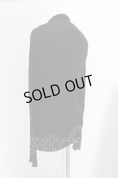 画像2: JULIUS / レーヨンシルクホックカーディガン 2 ブラック O-24-07-23-027-JU-to-YM-ZT144 (2)