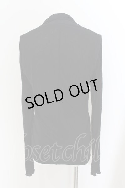 画像3: JULIUS / レーヨンシルクホックカーディガン 2 ブラック O-24-07-23-027-JU-to-YM-ZT144 (3)