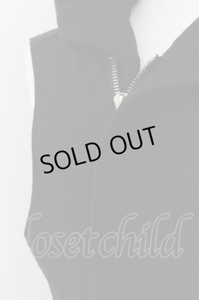 画像2: JOHNNY WOLF / LUXEMBOURG（ルクセンブルグ）ロングフードベスト 1-2 ブラック O-24-07-23-031-JO-to-YM-ZT153 (2)