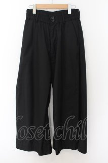 NO ID. BLACK / TRドレープバギートラウザーズパンツ 1 ブラック O-24