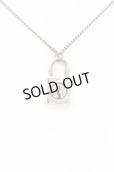 画像2: LAD MUSICIAN / NECKLACE MINI PADLOCK 　ネックレス  ダークシルバー O-24-07-23-046-LA-ac-YM-ZT471 (2)