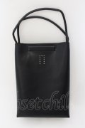 NO ID. / シンセティックレザートートバッグ  ブラック O-24-07-23-050-NO-ba-YM-ZT-ML005