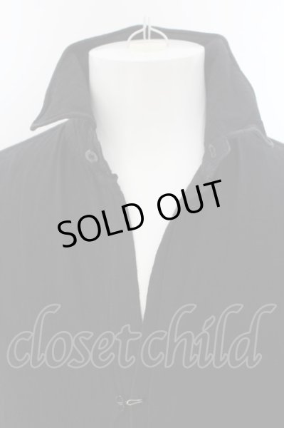 画像2: SCHLUSSEL / ホック留めロングシャツ 2 ブラック O-24-07-23-017-SC-sh-YM-OS (2)