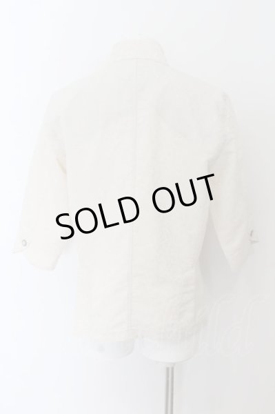 画像3: BUFFALO BOBS / COZZA SHIRT(コッザ シャツ)イタリアンカラーシャツジャケット 2-3 ホワイト O-24-07-23-002-BU-sh-YM-ZT140 (3)