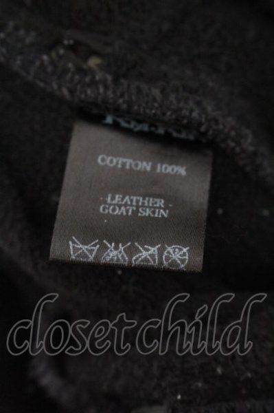 画像5: KMRii / Coating Jodhpurs パンツ 2 ブラック（ユーズド） O-24-10-24-033-KM-pa-YM-ZT232 (5)