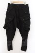 画像1: JULIUS / 10.5oz ストレッチガスマスクカーゴパンツ 1 ブラック O-24-10-24-034-JU-pa-YM-ZT362 (1)