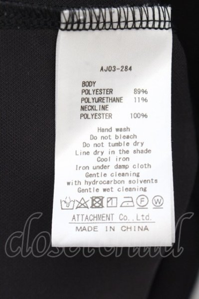 画像3: ATTACHMENT / WYM × イレギュラースリーブプルオーバー M ブラック O-24-10-24-005-AT-to-YM-ZT231 (3)