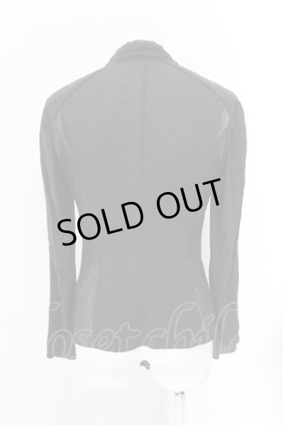 画像3: bajra / リネンクレープドレープジャケット 1 ブラック O-24-10-24-046-ba-ja-YM-ZT247 (3)