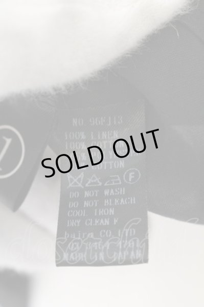 画像4: bajra / リネンクレープドレープジャケット 1 ブラック O-24-10-24-046-ba-ja-YM-ZT247 (4)