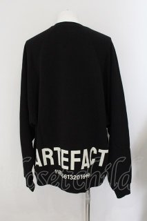 A.F ARTEFACT / PYRA PATTERN PRINT SWEAT 半袖パーカー 3 ベージュ O 