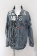 画像1: SWITCHBLADE / GRAPHIC PRINT DENIM ジャケット M インディゴ O-24-10-24-055-SW-ja-YM-M118 (1)