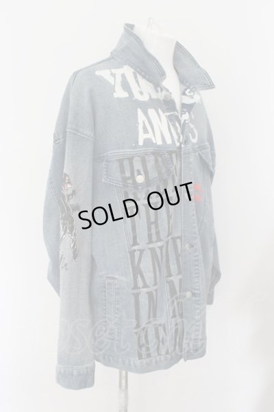 画像2: SWITCHBLADE / GRAPHIC PRINT DENIM ジャケット M インディゴ O-24-10-24-055-SW-ja-YM-M118
