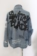 画像4: SWITCHBLADE / GRAPHIC PRINT DENIM ジャケット M インディゴ O-24-10-24-055-SW-ja-YM-M118 (4)