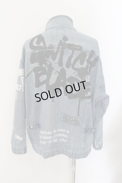画像4: SWITCHBLADE / GRAPHIC PRINT DENIM ジャケット M インディゴ O-24-10-24-055-SW-ja-YM-M118
