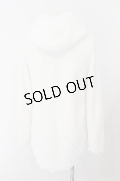 画像2: NO ID. / ボアパイルロングプルパーカー 1 ホワイト O-24-10-24-062-NO-to-YM-ZT294 (2)