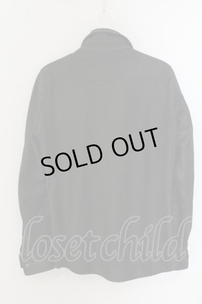 画像2: FUGA / Polish ゴートヌバックレザーシャツ 44 ブラック O-24-10-24-064-FU-sh-YM-OS (2)