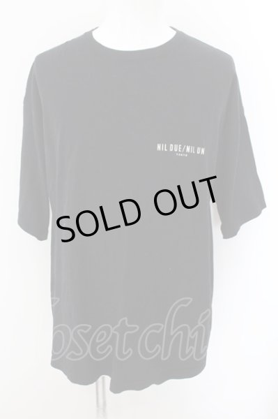 画像1: NIL DUE / NIL UN TOKYO / MARBLE INK TEE Tシャツ F ブラック O-24-10-24-008-NI-ts-YM-ZT247 (1)