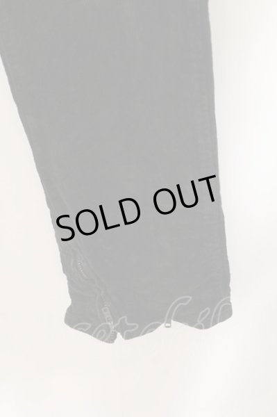 画像3: BUFFALO BOBS / 裾ZIPコーデュロイパンツ 2 ブラック O-24-10-24-075-BU-pa-YM-OS (3)