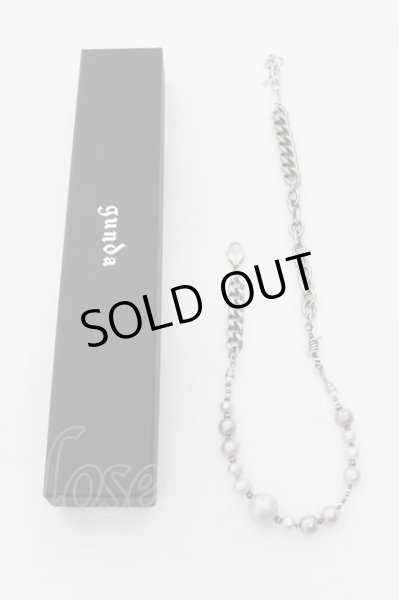 画像3: gunda / DIGITAL NECKLACE/B ネックレス  シルバーｘホワイト O-24-10-24-085-gu-ac-YM-OS (3)