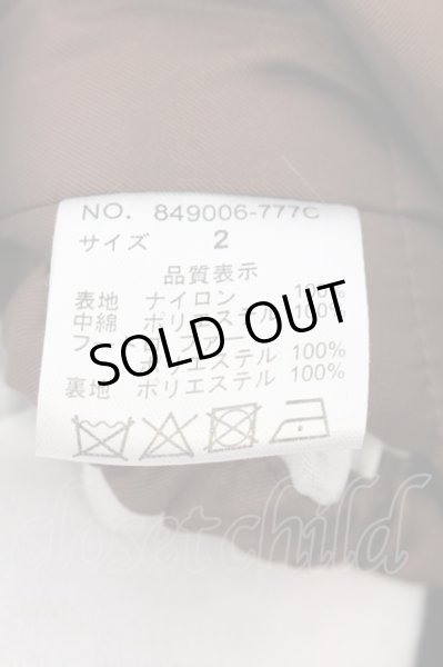 画像3: NO ID. / シンサレートエコファーフーデッドコート 2 ブラウン O-24-10-24-001-NO-ou-YM-M125 (3)
