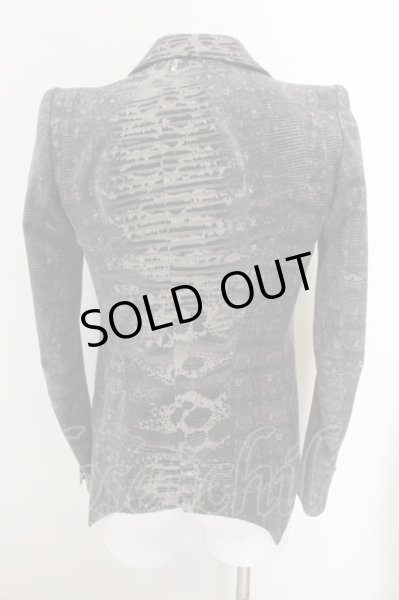 画像2: IFSIXWASNINE / JK-REPTILE テジュ柄ジャケット 1（レディース） グレー系 O-24-10-24-018-IF-ja-YM-OS (2)