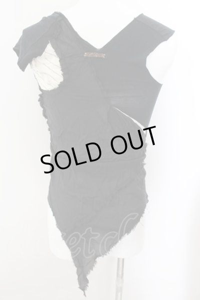 画像2: IFSIXWASNINE / SCORPION-T/NS　ノースリーブTシャツ 0 ブラック O-24-10-24-020-IF-to-YM-OS (2)