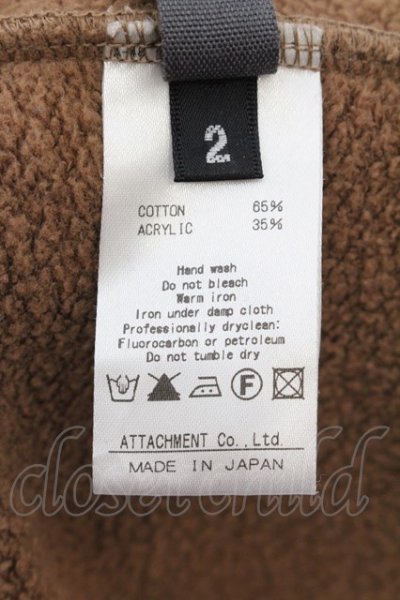 画像3: ATTACHMENT / バルキー裏毛クルーネックスウェット 2 ブラウン O-24-10-24-002-AT-to-YM-ZT289