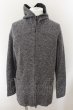画像1: RIPVANWINKLE / CROSS NECK HOODIE パーカー  ブルーグレイ O-24-10-24-003-RI-to-YM-ZT289 (1)