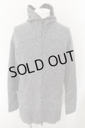 RIPVANWINKLE / CROSS NECK HOODIE パーカー  ブルーグレイ O-24-10-24-003-RI-to-YM-ZT289