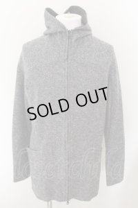 RIPVANWINKLE / CROSS NECK HOODIE パーカー  ブルーグレイ O-24-10-24-003-RI-to-YM-ZT289