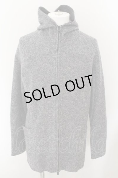 画像1: RIPVANWINKLE / CROSS NECK HOODIE パーカー  ブルーグレイ O-24-10-24-003-RI-to-YM-ZT289 (1)